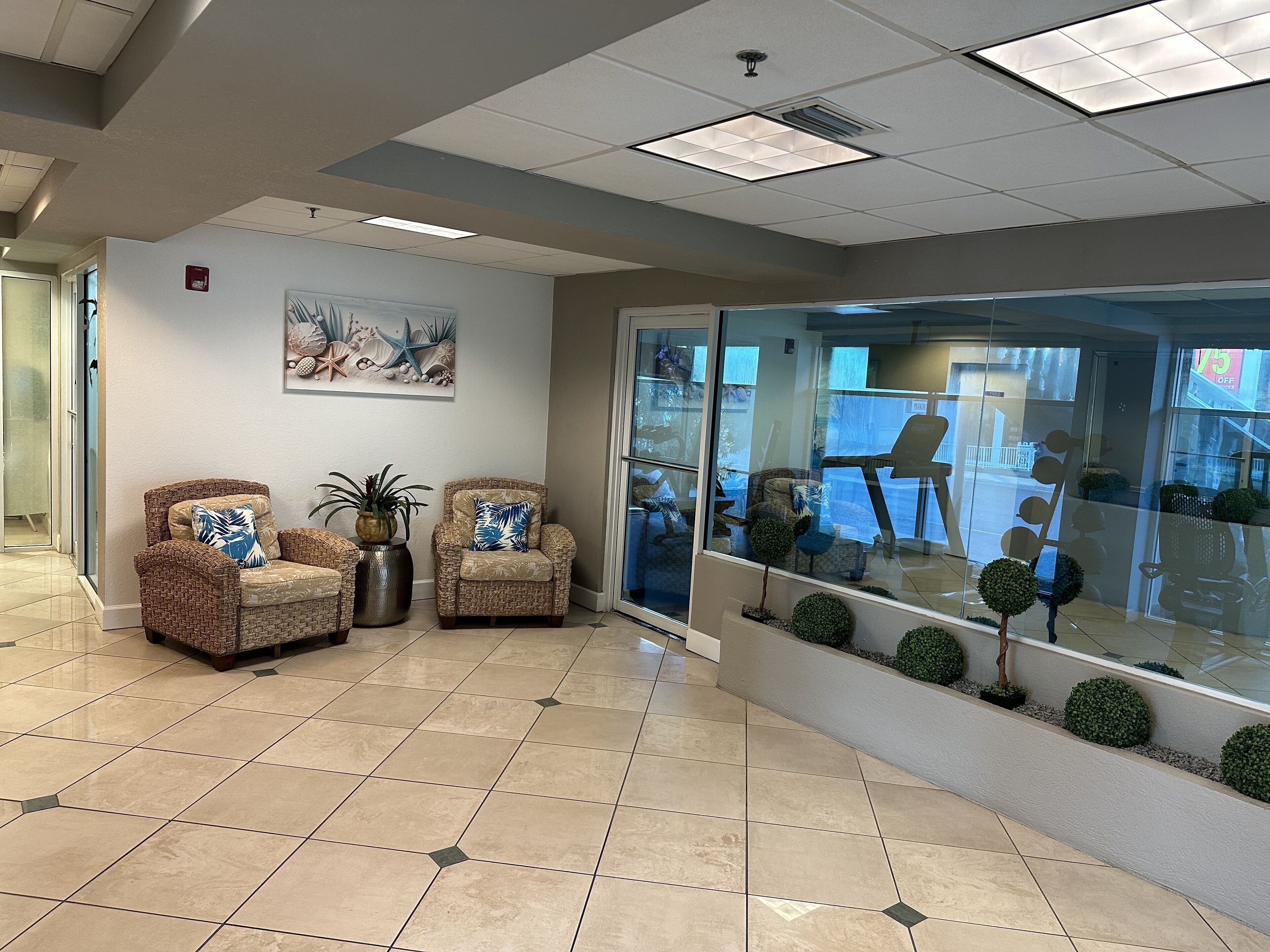 Lobby sitting area