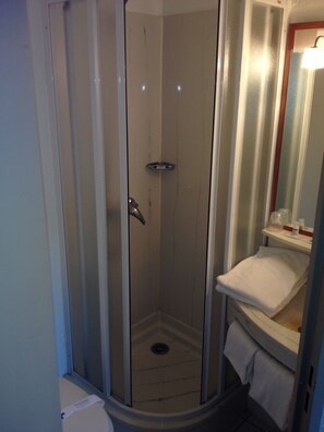 Desk, blackout curtains, soundproofing, iron/ironing board
