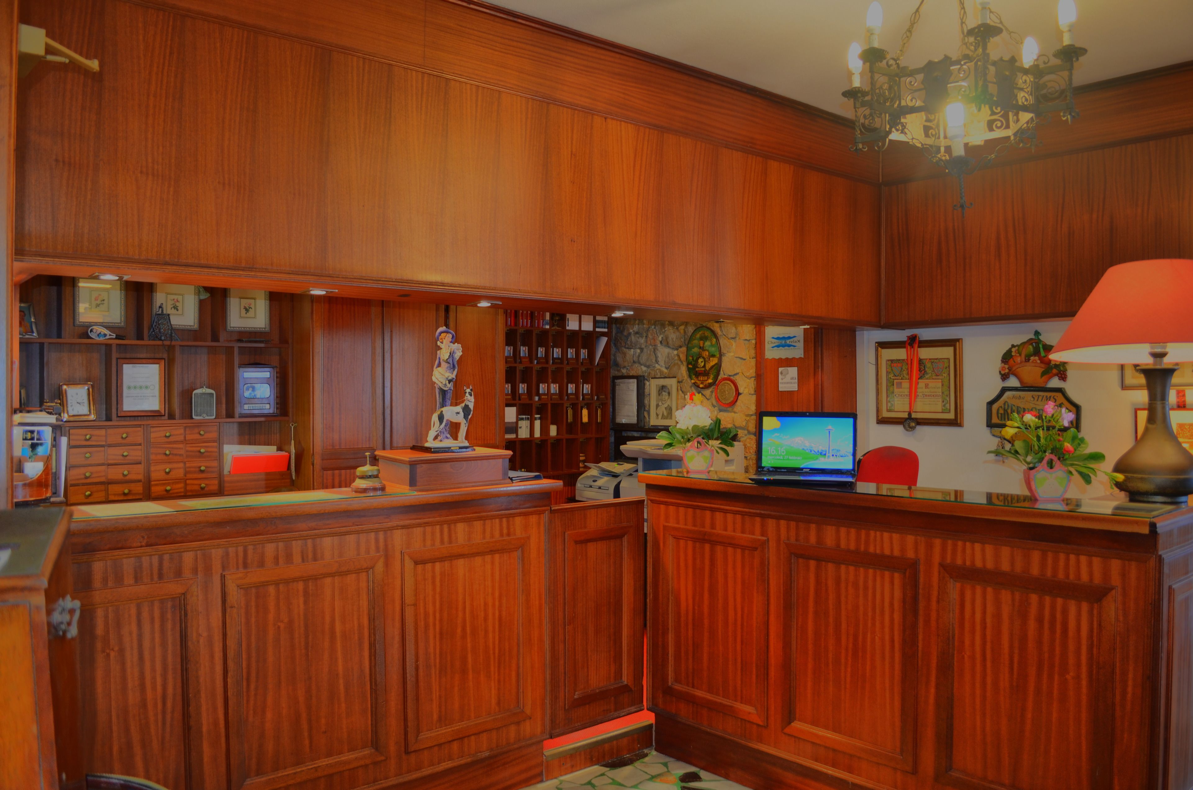 check-in/check-out kiosk