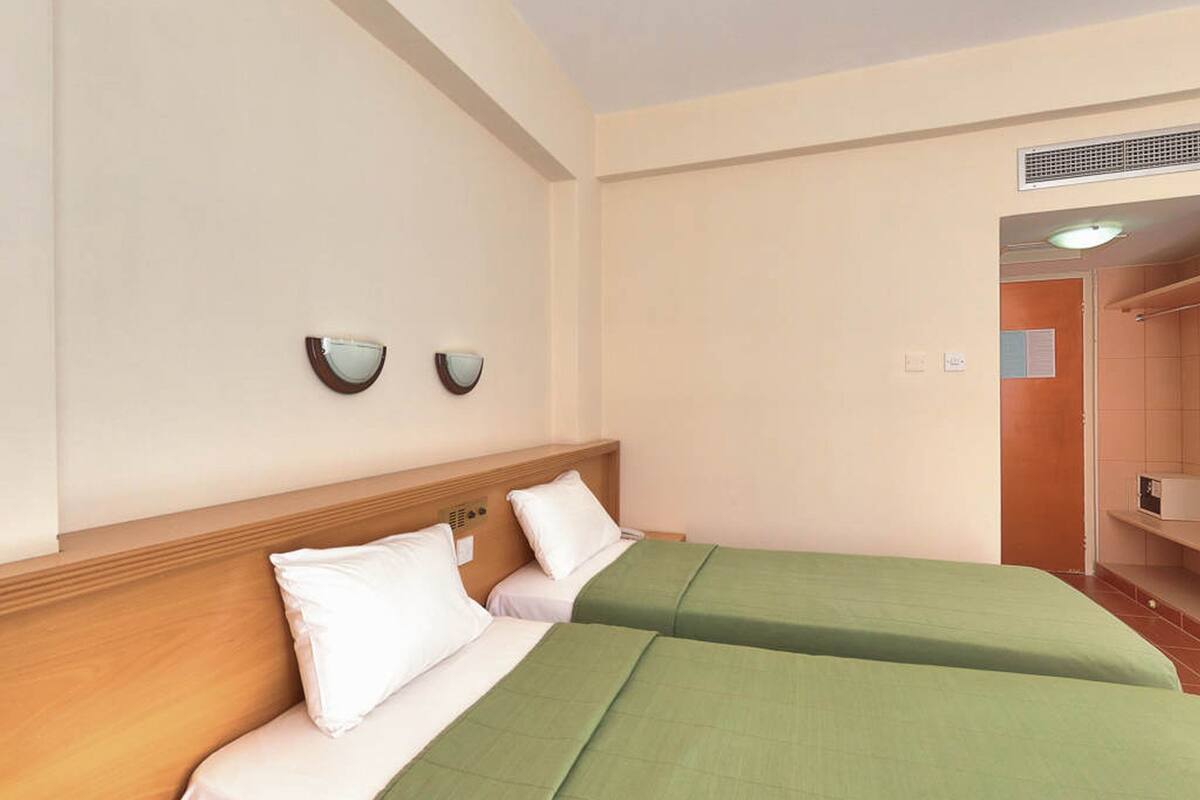 desk, laptop workspace, blackout curtains, free wifi