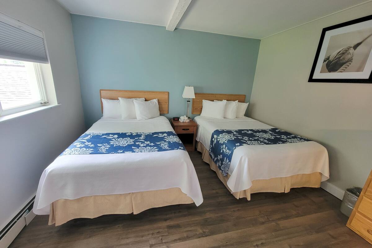 Appartement, 2 lits doubles | Bureau, rideaux d’obscurcissement, fer et planche à repasser