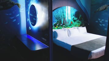 Sealife Suite | Literie hypoallergénique, surmatelas, coffres-forts dans les chambres