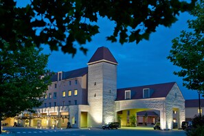 Front of property – evening/night