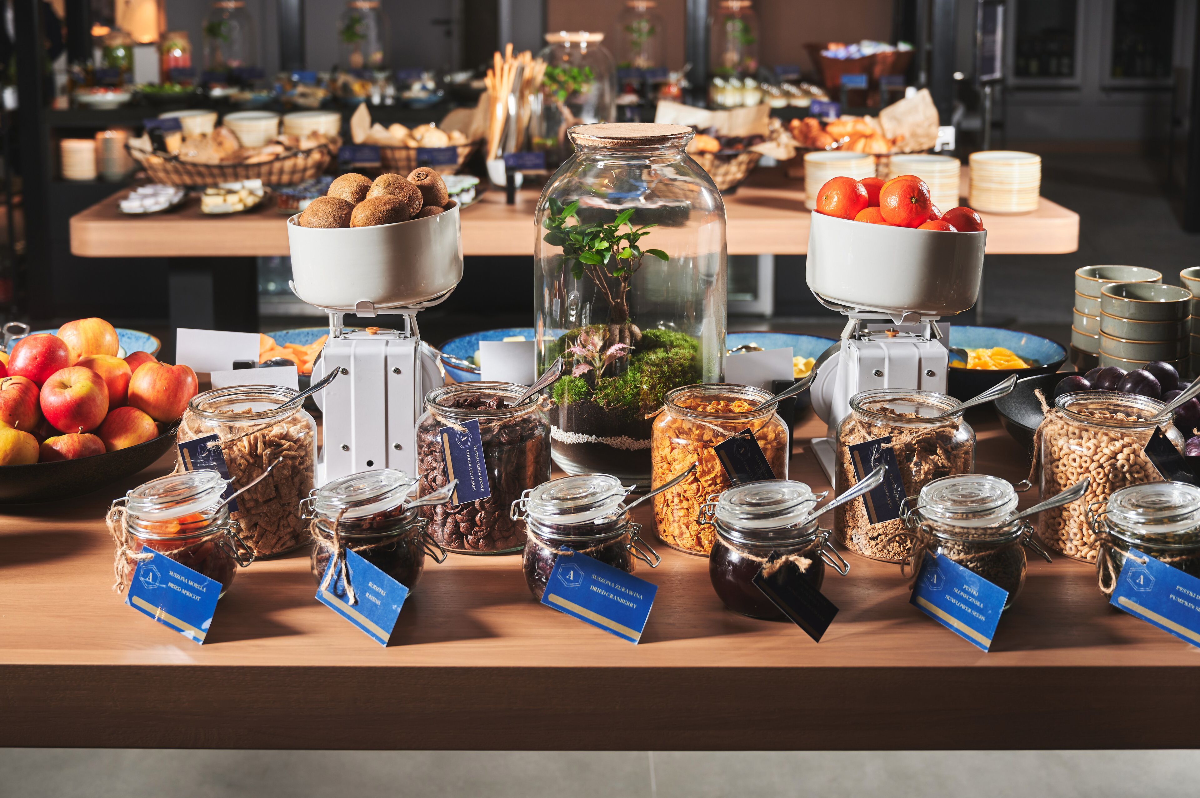 Se ofrece un desayuno completo (122 PLN por persona)