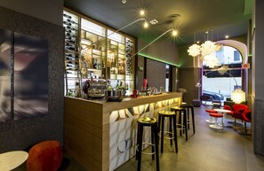 Rooftop bar, poolside views, open daily