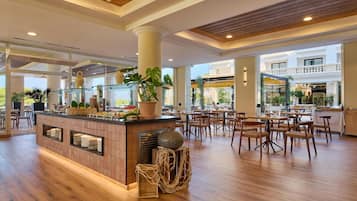 3 restaurants, breakfast, lunch, dinner served; Mediterranean cuisine