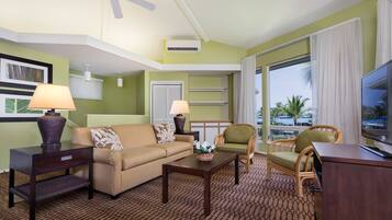 40-inch TV with cable channels