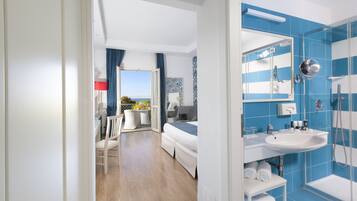 Standard Double Room, Balcony, Partial Sea View | Hypo-allergenic bedding, down duvets, minibar, in-room safe