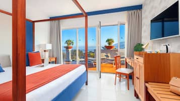 Superior-Doppelzimmer, Meerblick, Annex | Allergikerbettwaren, Daunenbettdecken, Minibar, Zimmersafe