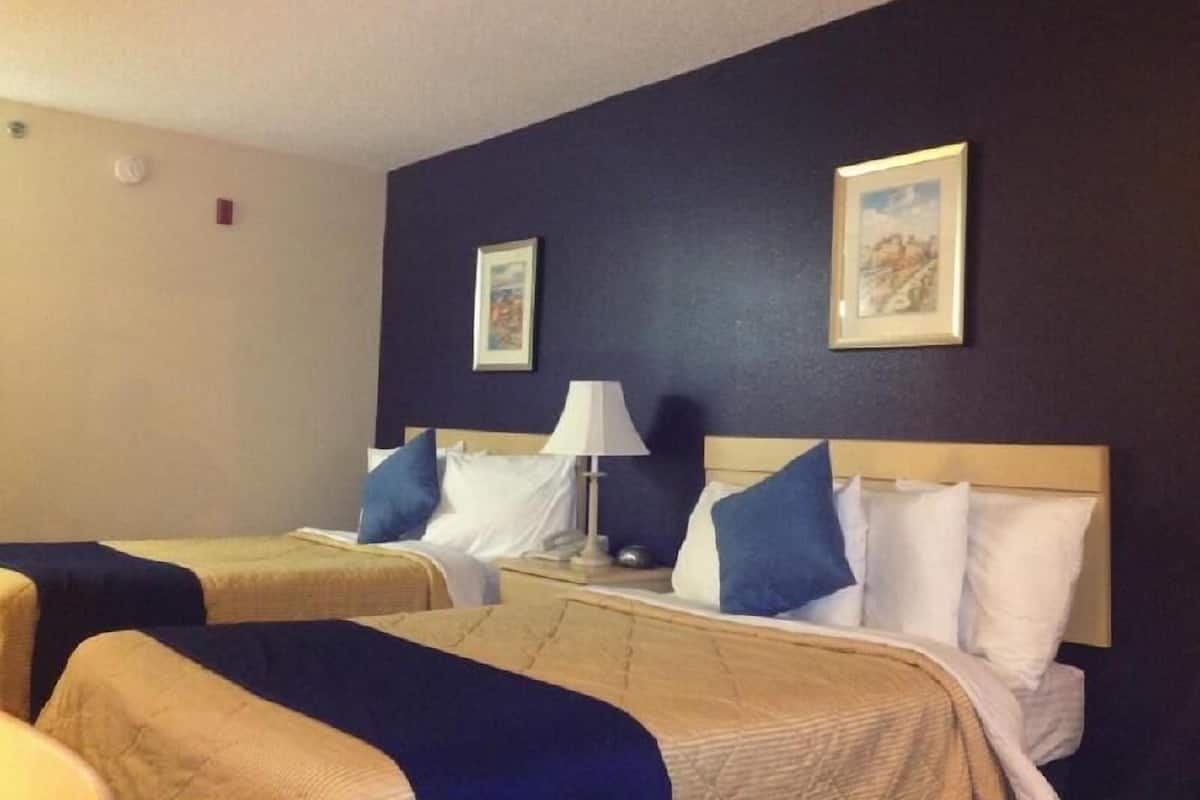 Pillow-top beds, in-room safe, desk, blackout curtains