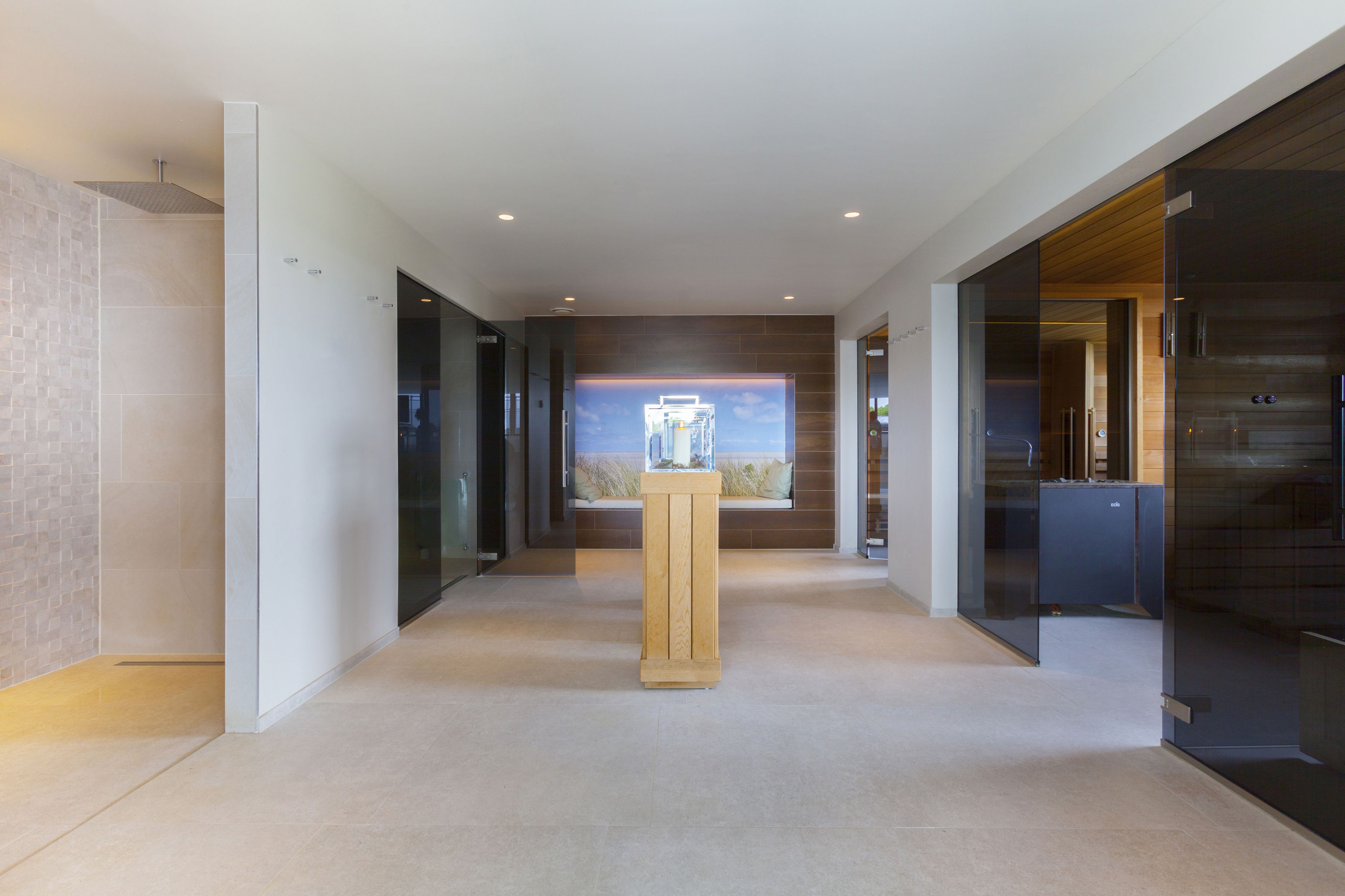 sauna, steam room, body treatments, facials, 2 treatment rooms