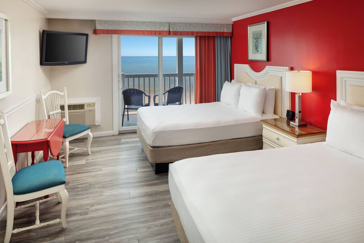 Waterfront 2 Double Beds | Cortinas blackout, tabla de planchar con plancha y wifi gratis