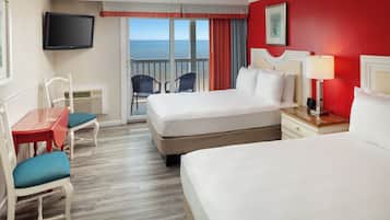 Waterfront 2 Double Beds | Blackout drapes, iron/ironing board, free WiFi, bed sheets