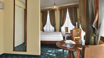 In-room safe, desk, iron/ironing board, free cots/infant beds