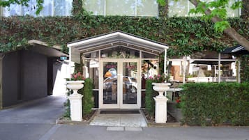 Entrada de la propiedad
