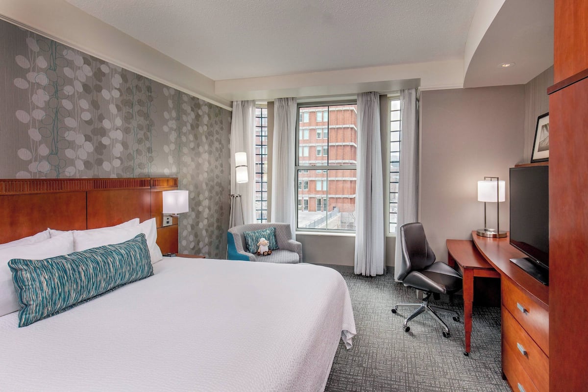 Room, 1 King Bed, Non Smoking | Hypo-allergenic bedding, pillowtop beds, in-room safe, desk
