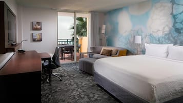 Quarto, 1 cama King, terraço | 1 quarto, cofres nos quartos, escrivaninha