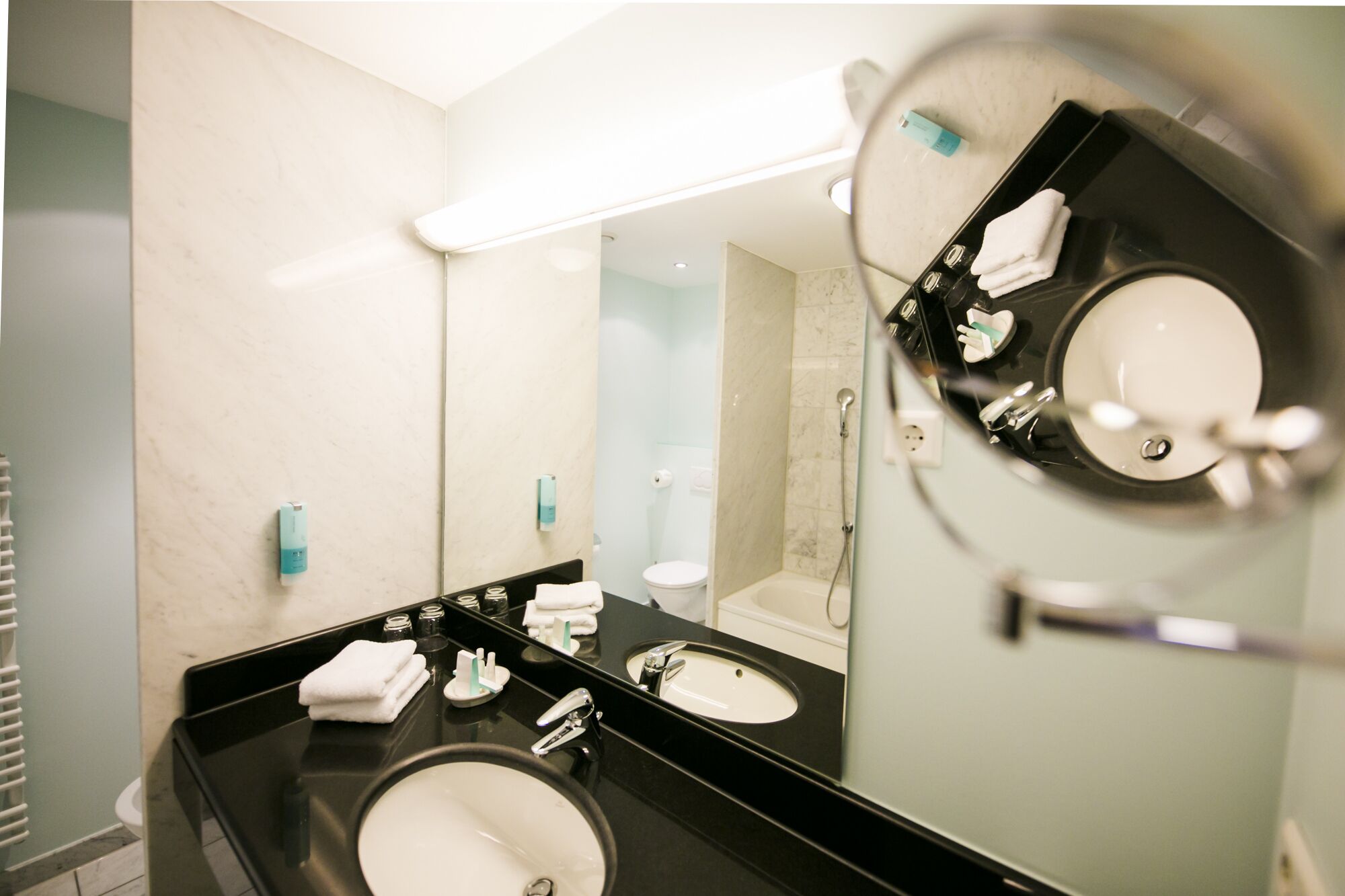 classic room, 2 single beds | bathroom | free toiletries, hair dryer, towels, soap