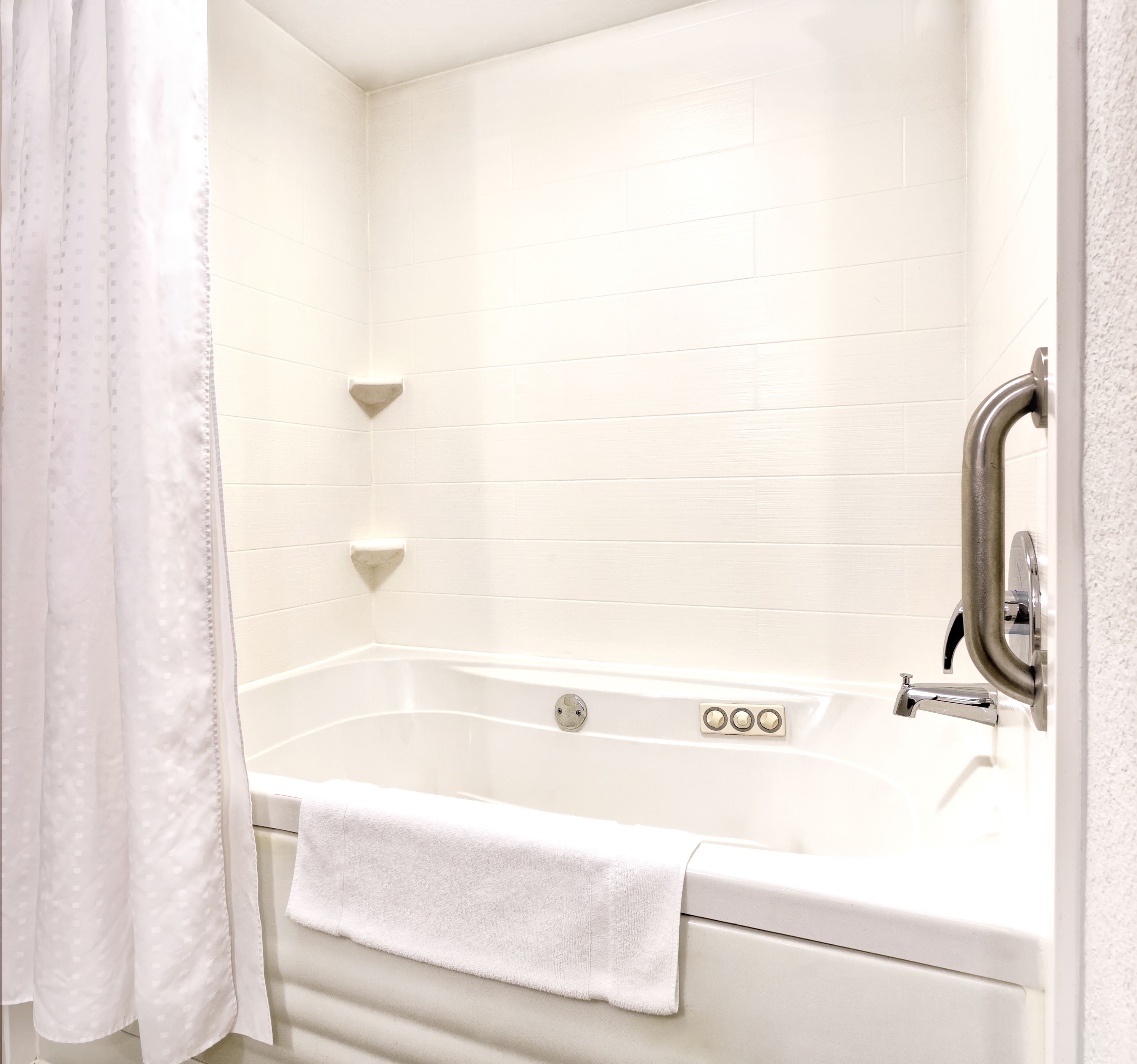 free toiletries, hair dryer, towels