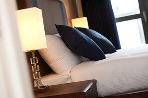 Draps en coton égyptien, coffres-forts dans les chambres