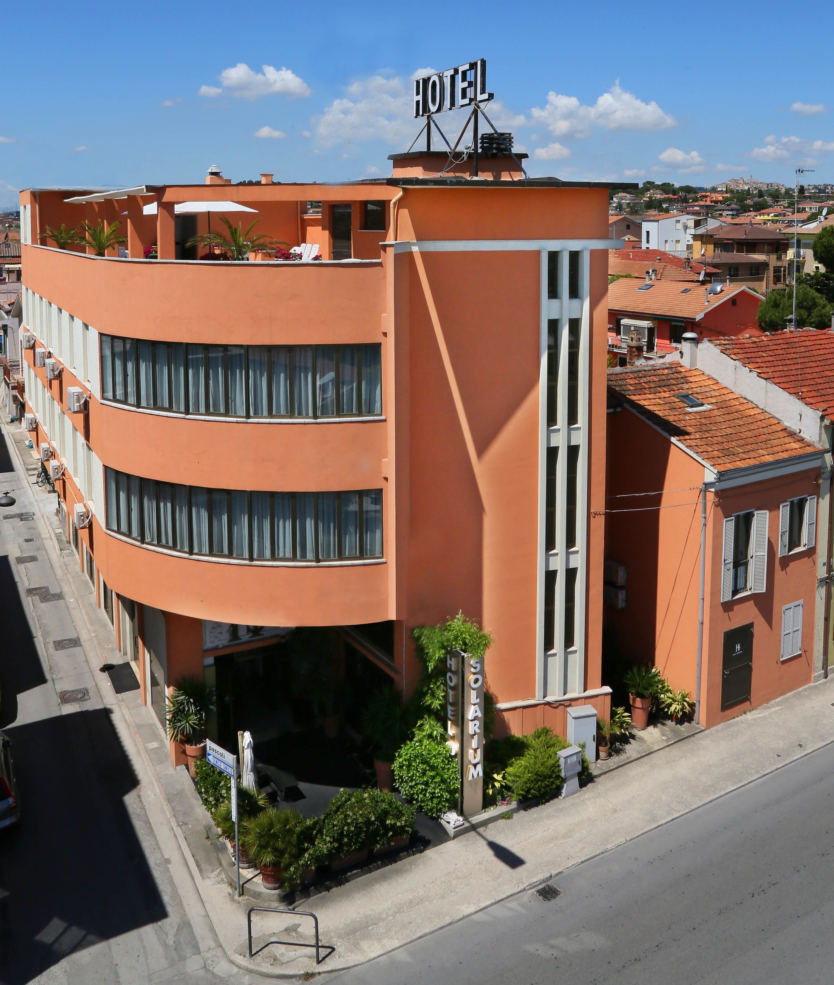 Façade de l’hébergement