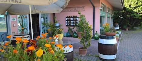 Fassade der Unterkunft