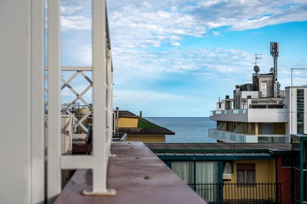 Blick von der Unterkunft