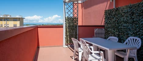 Blick von der Unterkunft