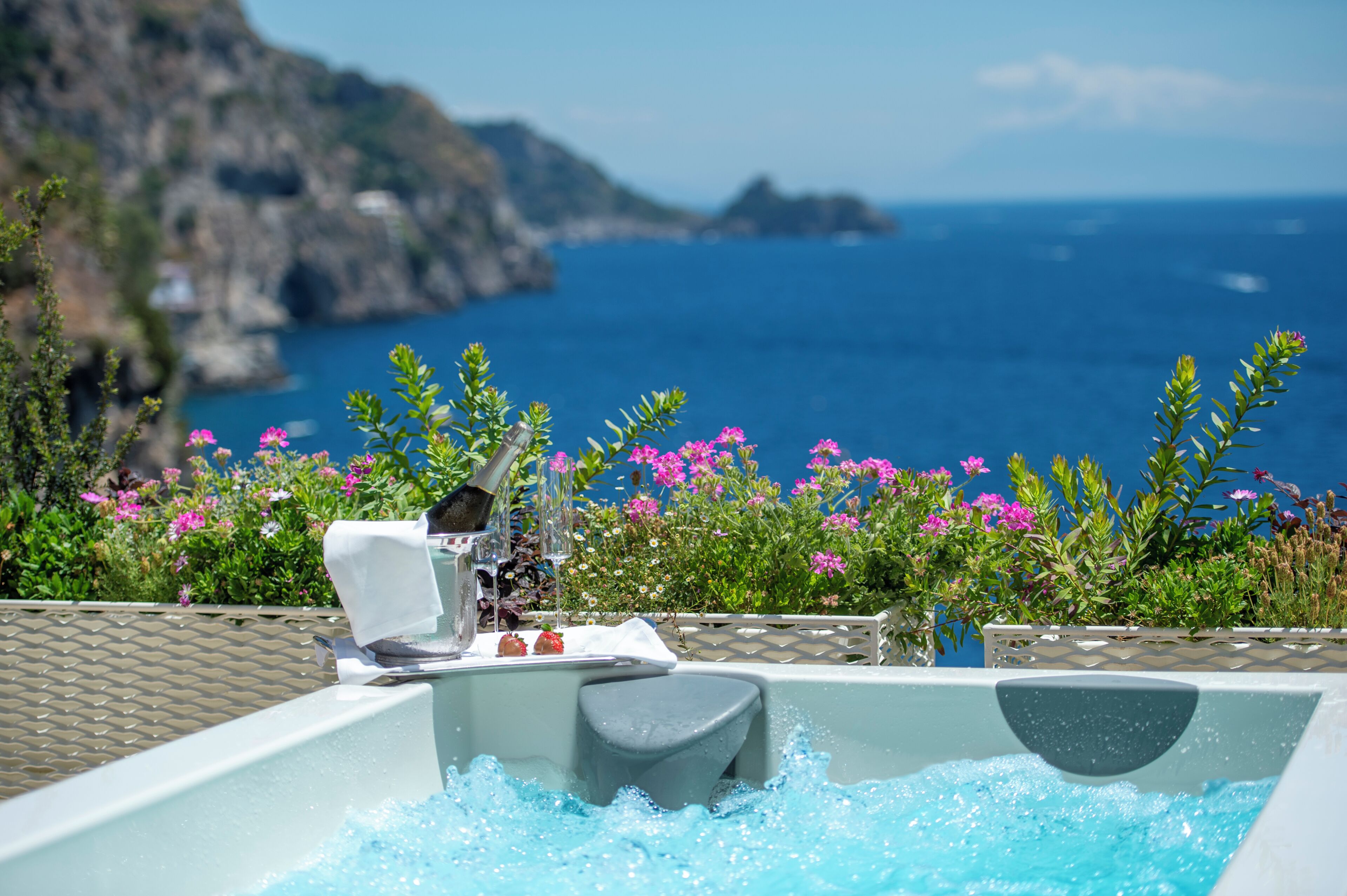 Junior Suite, Terrace, Sea View | Terrace/patio