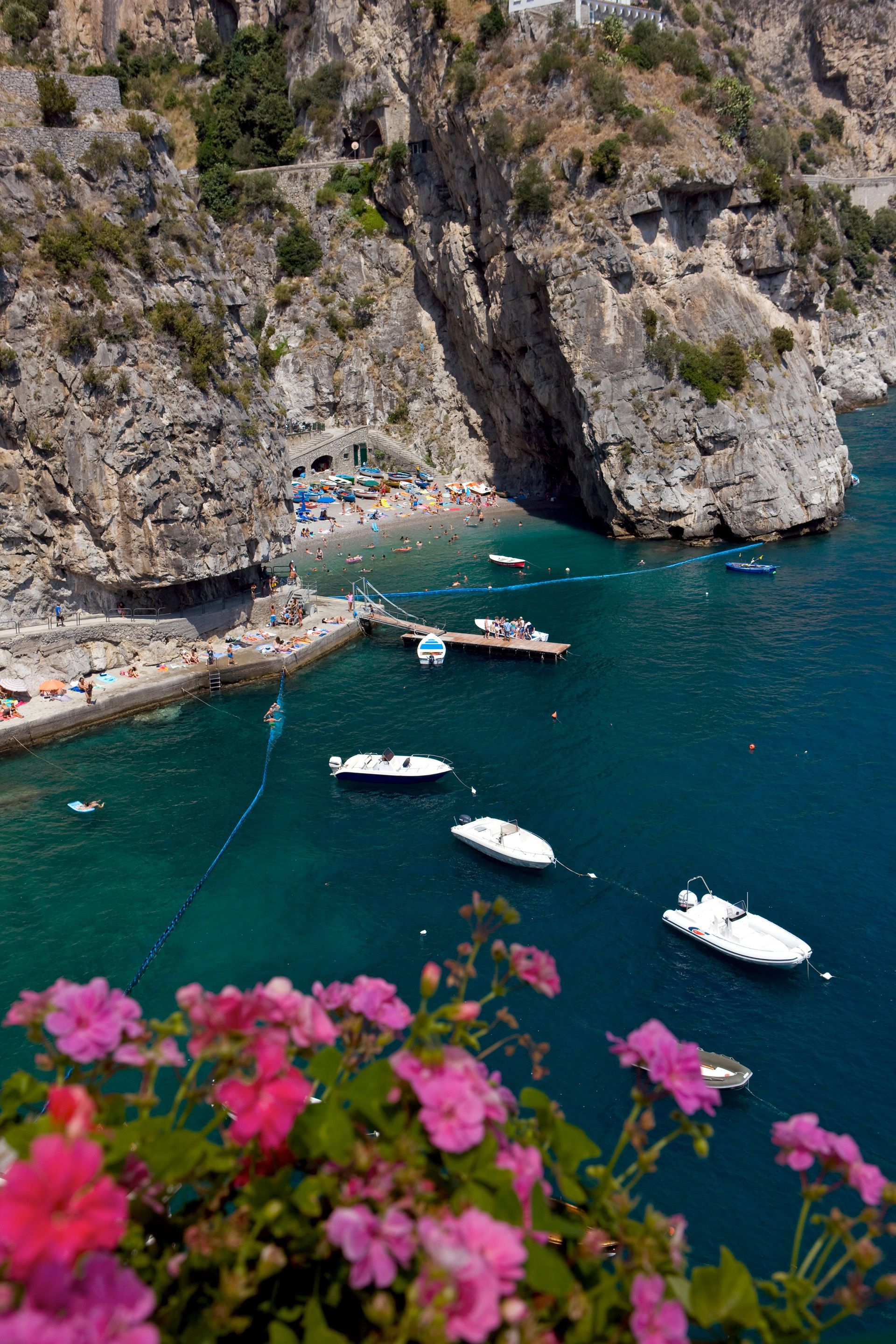 Blick von der Unterkunft