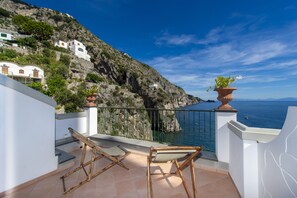 Chambre Double Supérieure, balcon, vue mer | Vue depuis le balcon