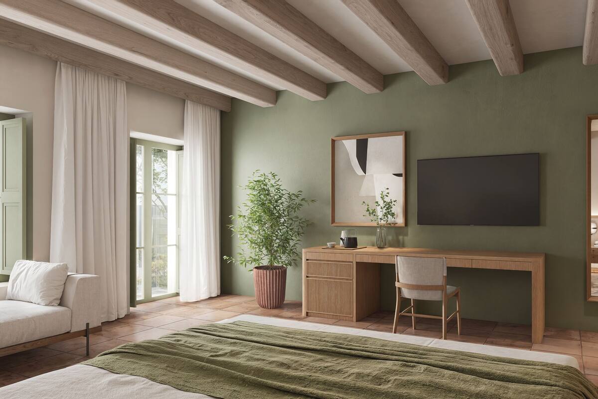 Deluxe Room (Complimentary golf course access) | Premium bedding, minibar, in-room safe, free WiFi