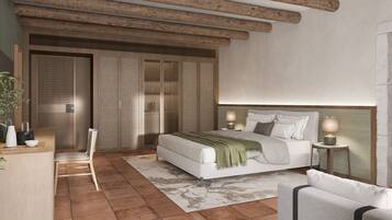 Habitación superior (Complimentary golf course access) | Ropa de cama de alta calidad y minibar