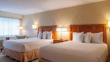 2 Queen Beds Standard Room | Desk, blackout drapes, soundproofing, iron/ironing board