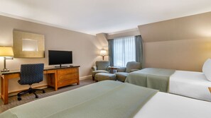 Habitación estándar, 2 camas Queen size | Escritorio, cortinas blackout y insonorización