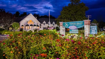 Front of property – evening/night