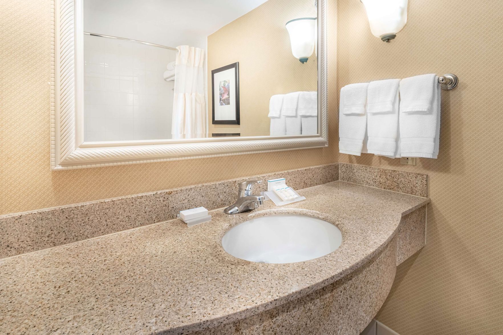 Bathroom | Bathtub, eco-friendly toiletries, hair dryer, towels