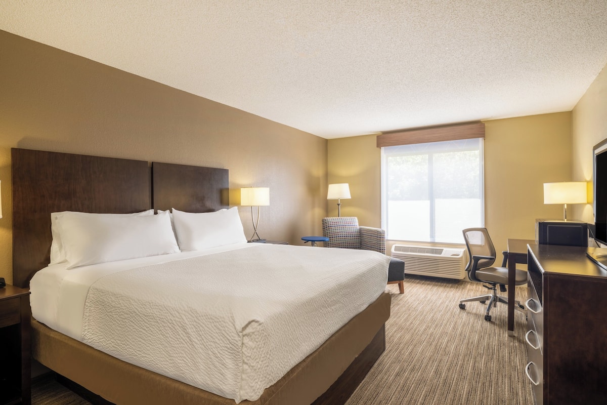 standard room, 1 king bed | 1 bedroom, desk, blackout curtains, iron/ironing board