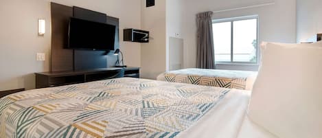 Free WiFi, bed sheets, alarm clocks