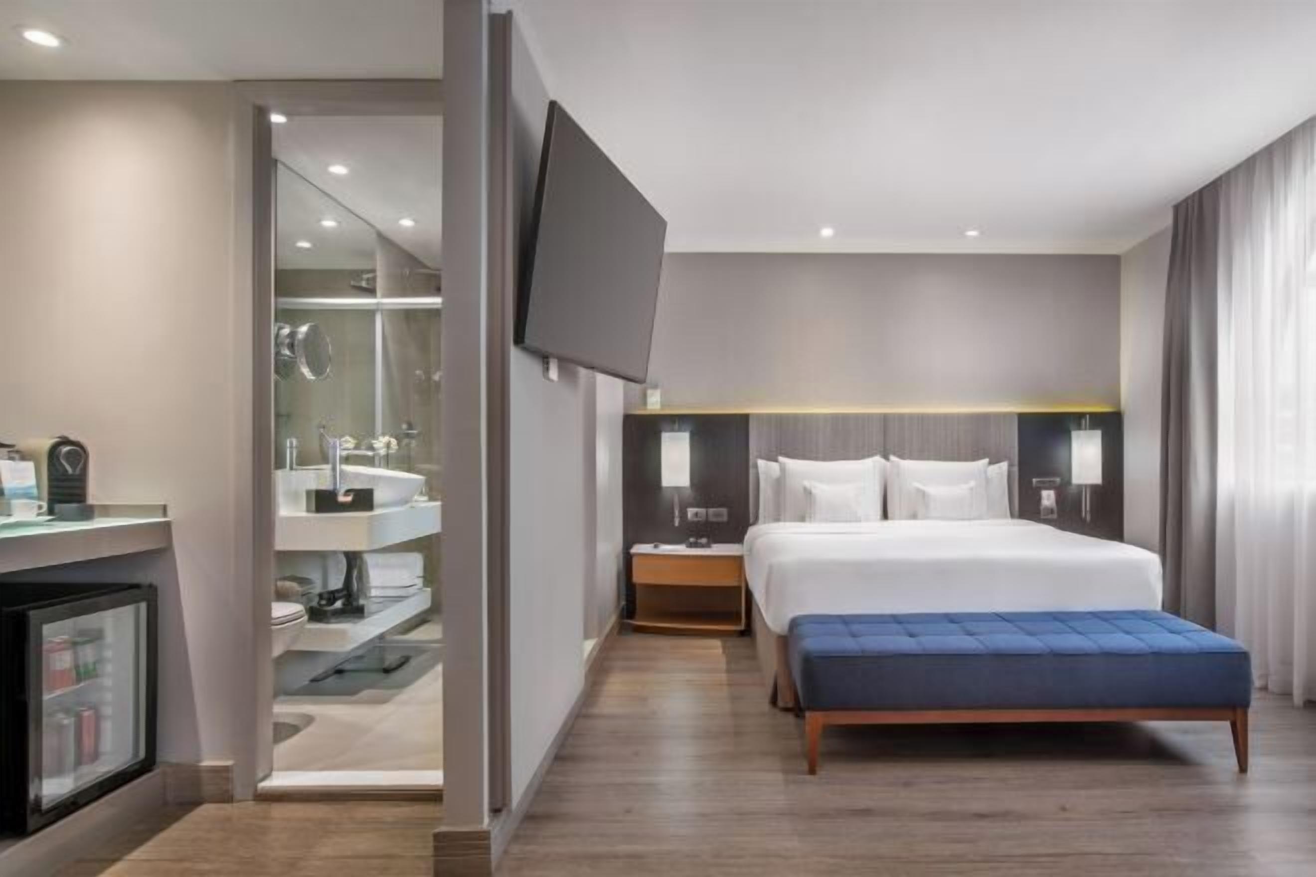 Minibar, in-room safe, blackout curtains, soundproofing