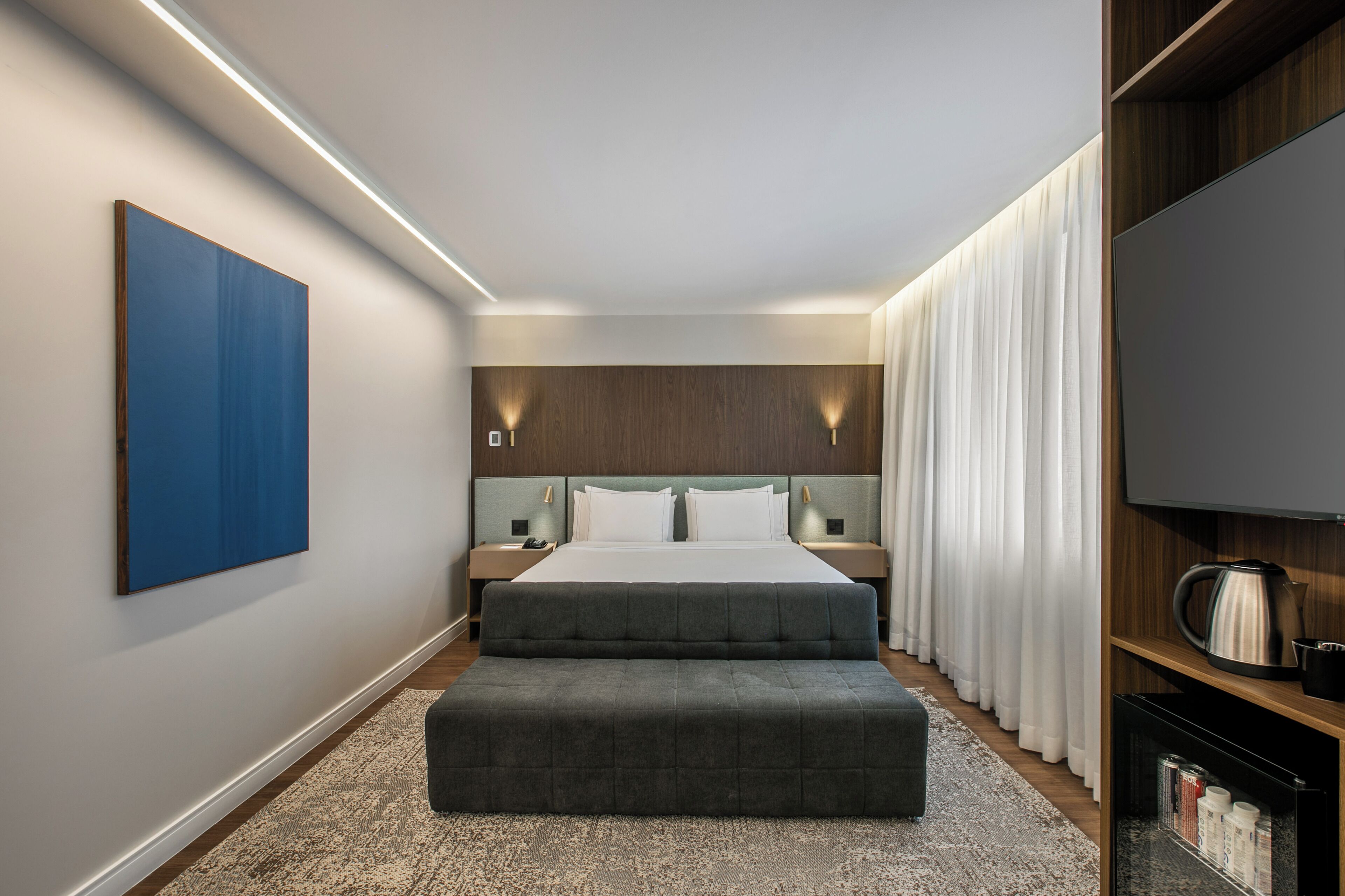 Minibar, in-room safe, blackout curtains, soundproofing