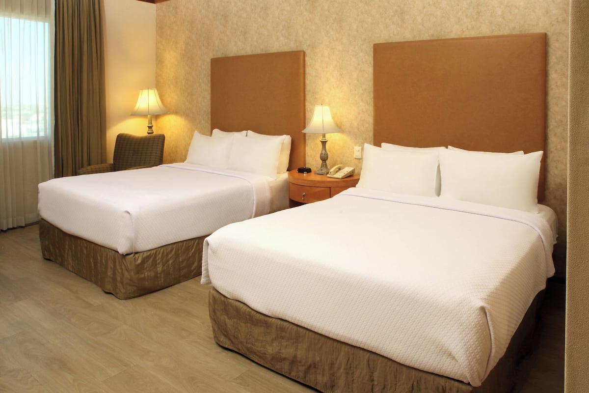 Standard Room, 2 Double Beds, Club Lounge Access | Premium bedding, down comforters, in-room safe, desk