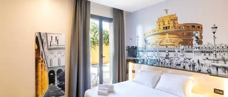 Brankas, meja kerja, kedap suara, dan setrika/meja setrika