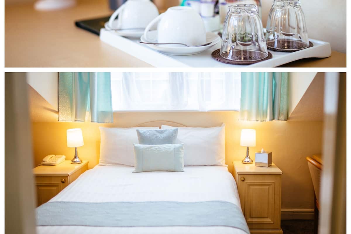 Chambre Double, salle de bains attenante | 1 chambre, rideaux occultants, Wi-Fi gratuit, draps fournis