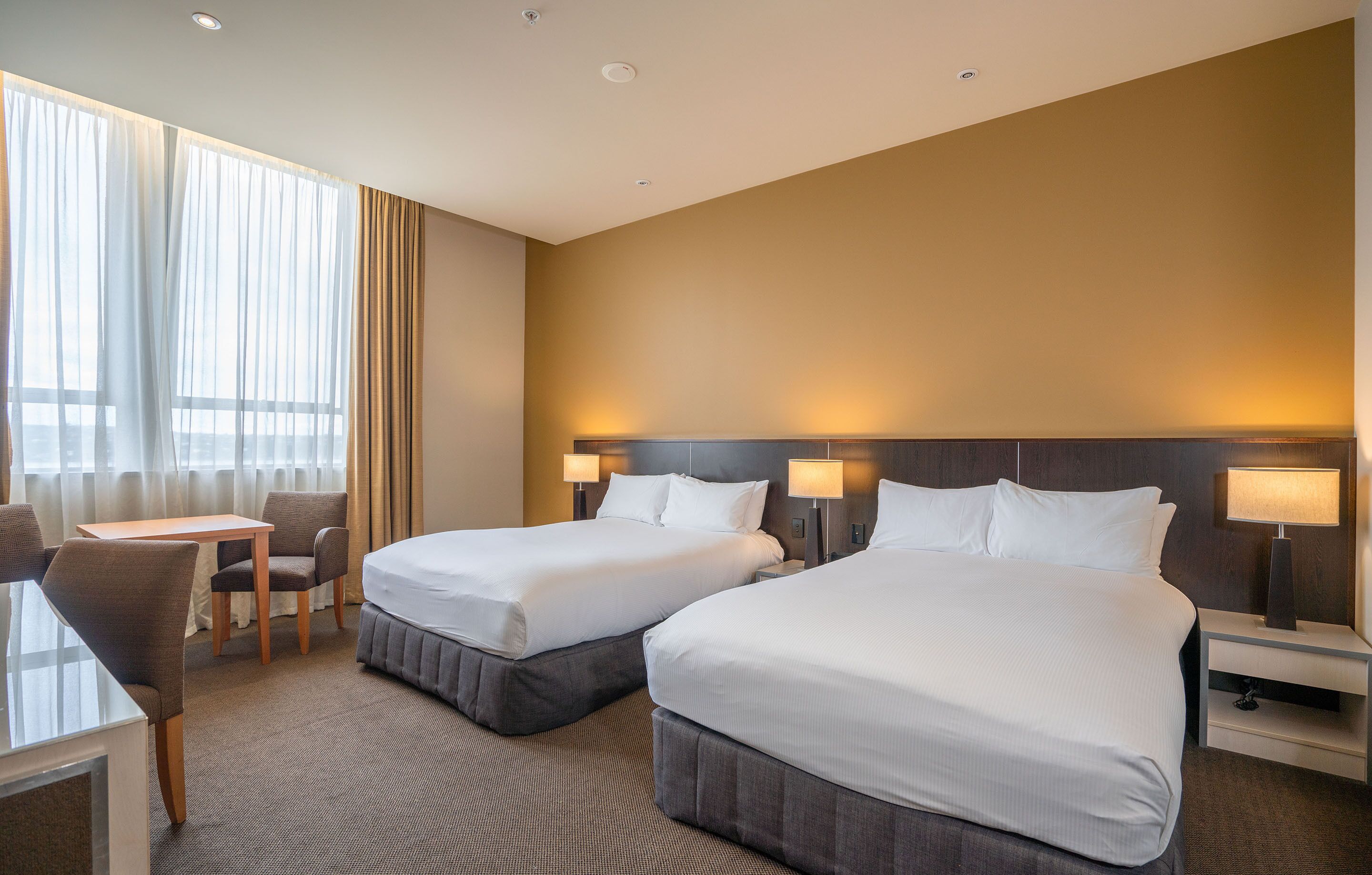 standard room, 2 double beds | premium bedding, in-room safe, desk, iron/ironing board