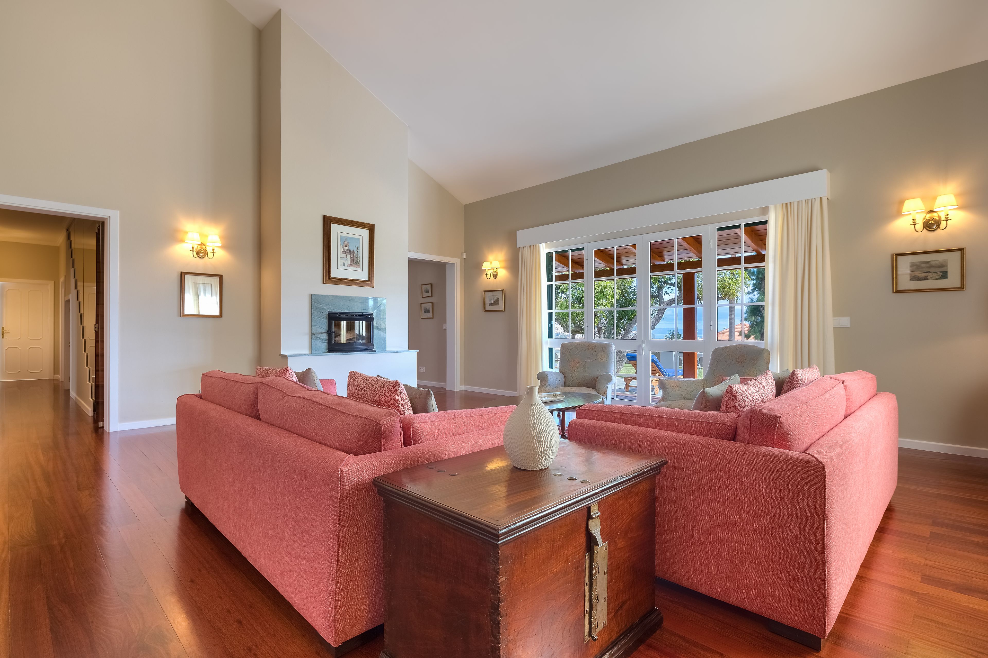 family villa | living area | 26-inch tv with cable channels