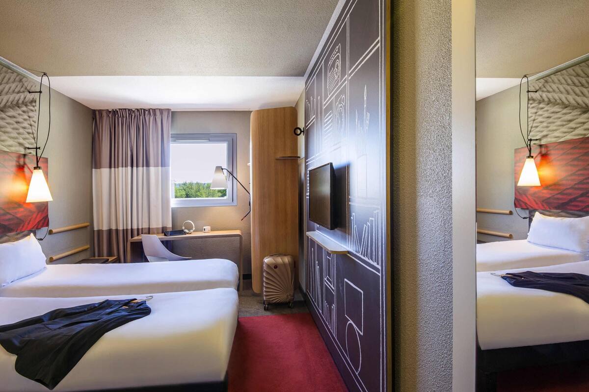 premium bedding, desk, soundproofing, iron/ironing board