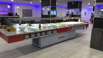 Daily buffet breakfast for a fee