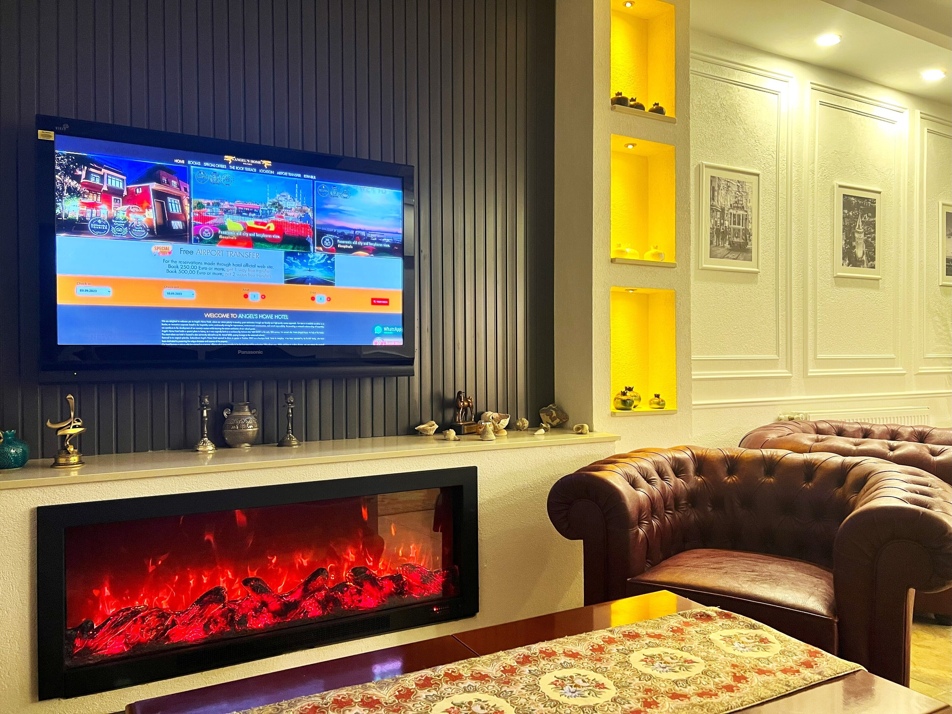 Sala de estar en el lobby