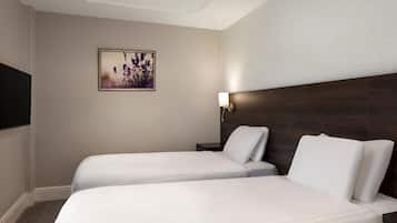 Double Room with 2 Twin Beds | Bathroom | Shower, rainfall showerhead, free toiletries, hair dryer
